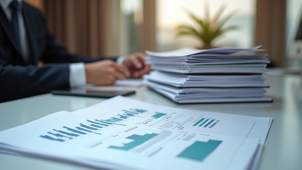 Složka s finančními zprávami a ekonomickými dokumenty, archiv dat a analýz